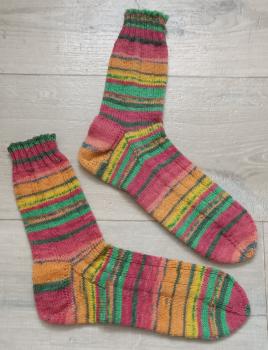 Unikat! Handgestrickte Socken Größe 40/41