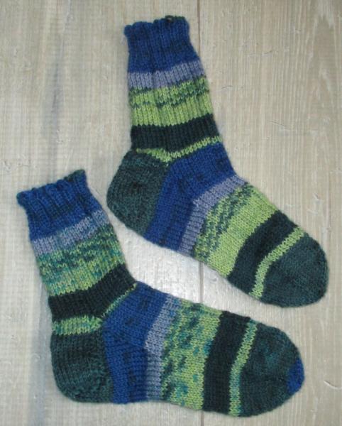 Unikat! Handgestrickte Socken Größe 26/27