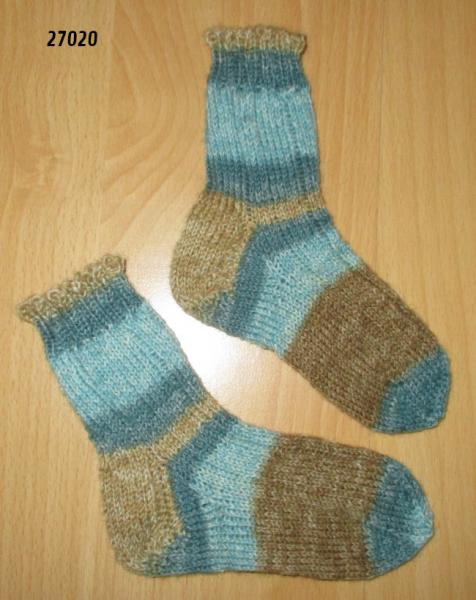 Unikat! Handgestrickte Socken Größe 22/23