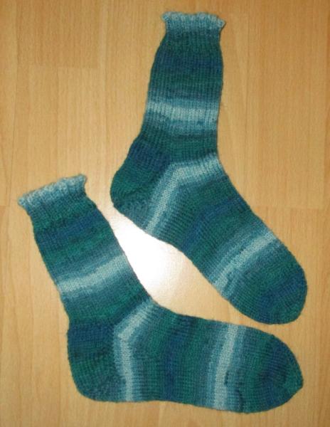 Unikat! Handgestrickte Socken Größe 30/31
