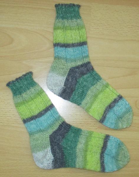Unikat! Handgestrickte Socken Größe 30/31