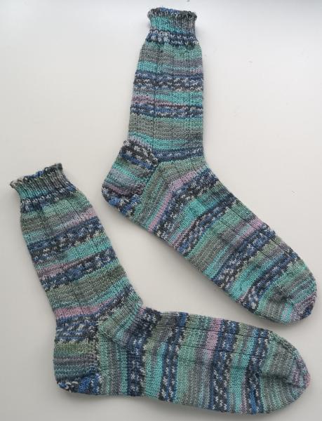 Unikat! Handgestrickte Socken Größe 40/41