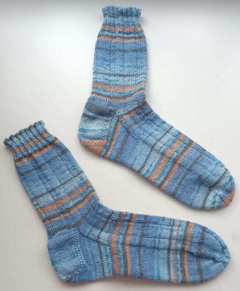 Unikat! Handgestrickte Socken Größe 42/43