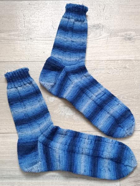 Unikat! Handgestrickte Socken Größe 44/45